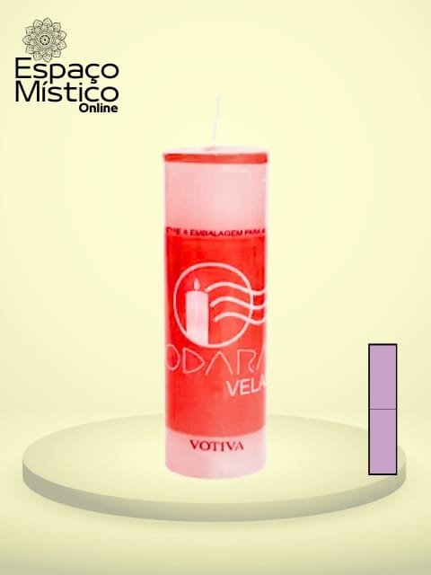 Vela 7 Dias Lilás 250g