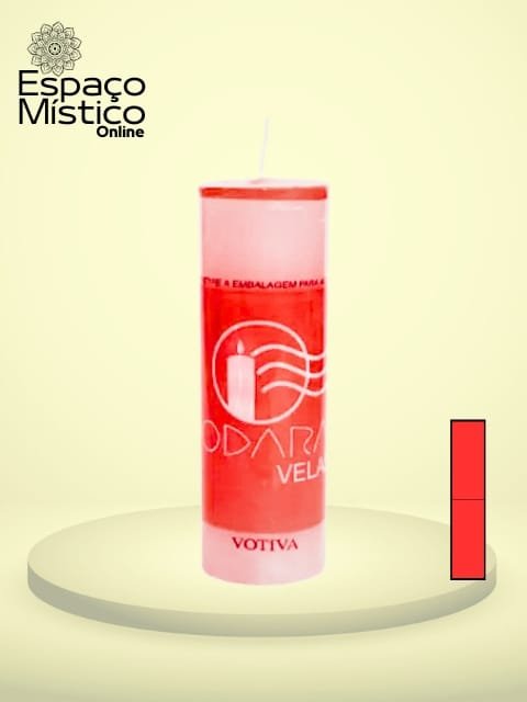 Vela 7 Dias Vermelha 250g