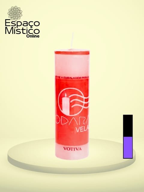 Vela 7 Dias Preta e Roxa 250g