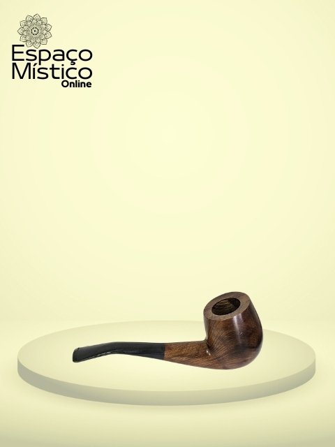 Cachimbo Madeira Grande Curvo un