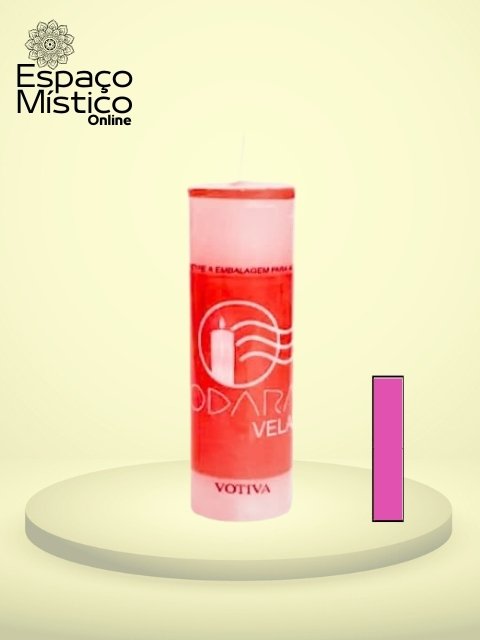 Vela 7 Dias Magenta 250g