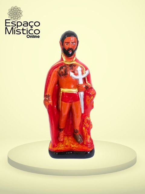 Exu Meia Noite Gesso 20cm Cisper