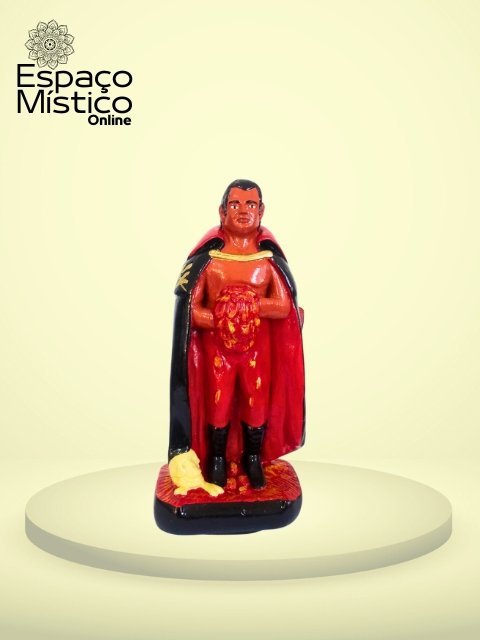 Exu Pinga Fogo Gesso 20cm Cisper