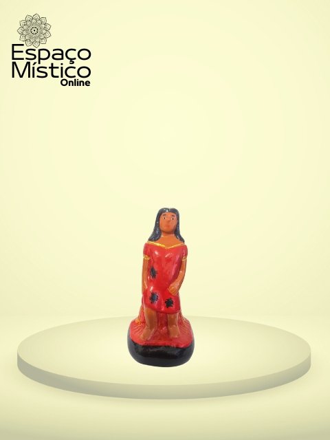 Pomba Gira Maria Mulambo Gesso 10cm Cisper