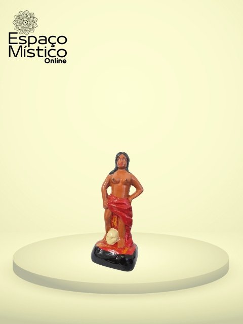 Pomba Gira Maria Padilha das Almas Gesso 10cm Cisper