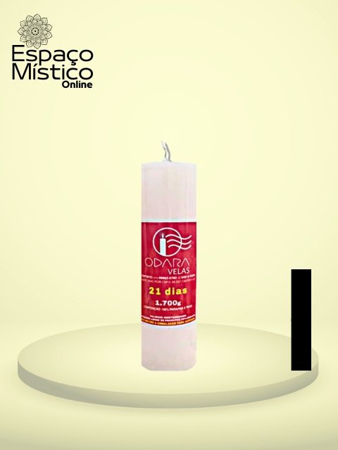Vela 21 Dias Preta 1.700gr